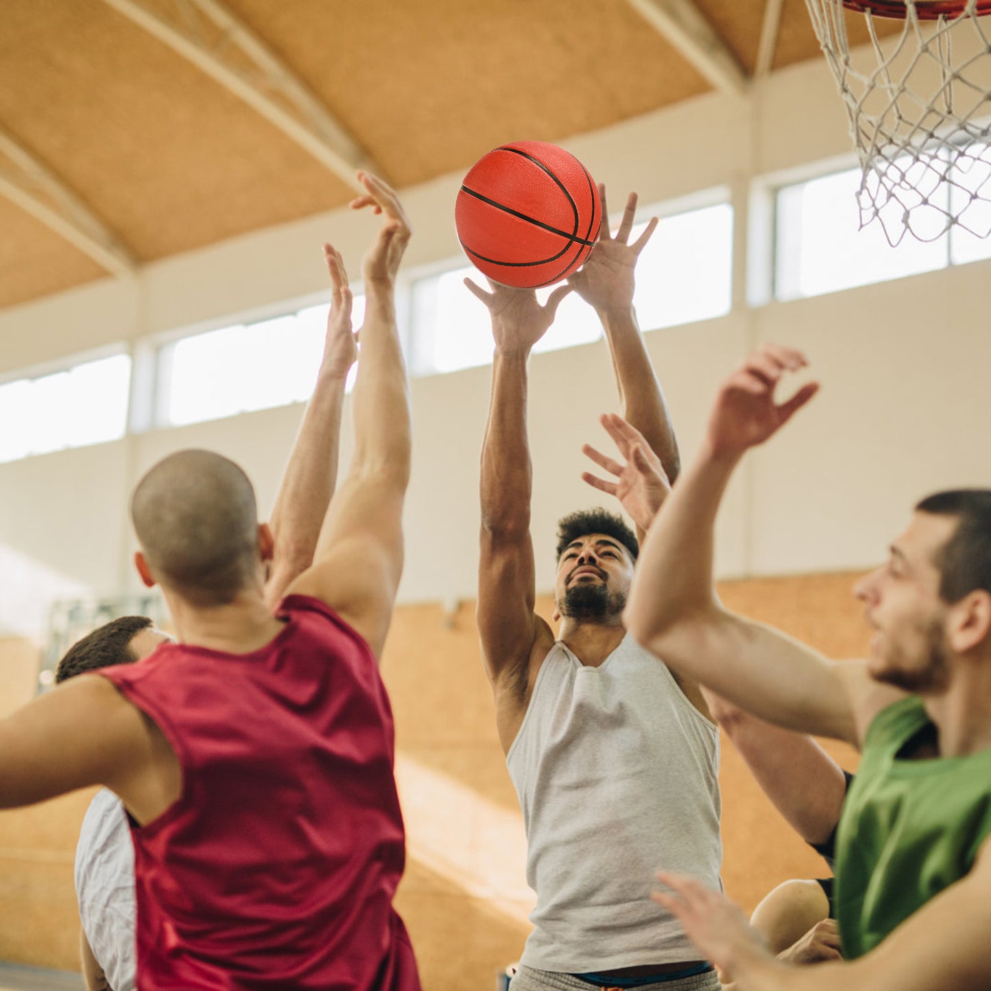 Basketball Oem Basketball Official CustomLogo Size Outdoor Rubber Basketball With