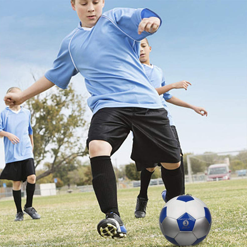 Soccer Training Ball Classic Sizes 3/4/5 for Toddler, Youth, Kids, Teens, Adults