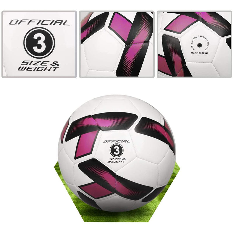 Soccer Training Ball Classic Sizes 3/4/5 for Toddler, Youth, Kids, Teens, Adults