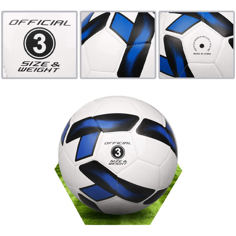 Soccer Training Ball Classic Sizes 3/4/5 for Toddler, Youth, Kids, Teens, Adults