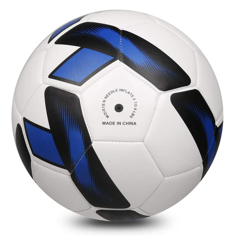 Soccer Training Ball Classic Sizes 3/4/5 for Toddler, Youth, Kids, Teens, Adults