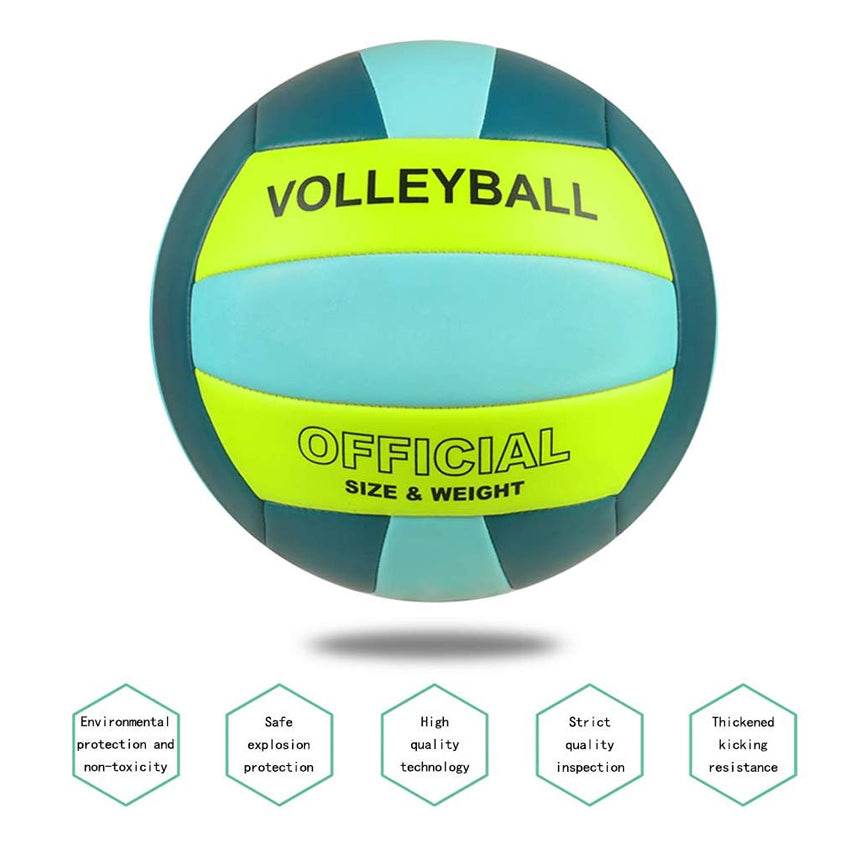 Official Size 5 Volleyball, Soft Indoor Outdoor Volleyball