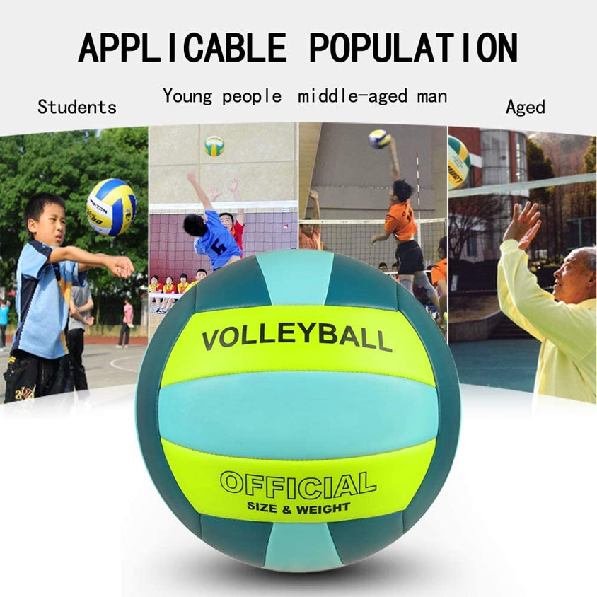 Official Size 5 Volleyball, Soft Indoor Outdoor Volleyball