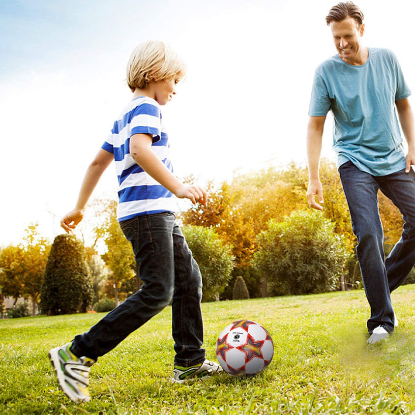 Soccer Training Ball Classic Sizes 3/4/5 for Toddler, Youth, Kids, Teens, Adults
