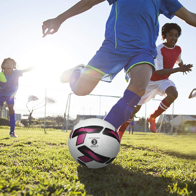 Soccer Training Ball Classic Sizes 3/4/5 for Toddler, Youth, Kids, Teens, Adults