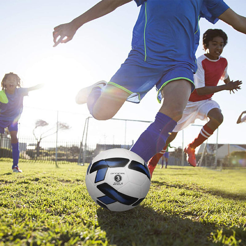 Soccer Training Ball Classic Sizes 3/4/5 for Toddler, Youth, Kids, Teens, Adults