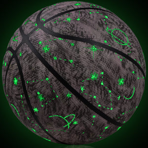 Soft Touch Official Size PU Basketball.Glow-in-the-dark，Customizable, Assorted Colors Available