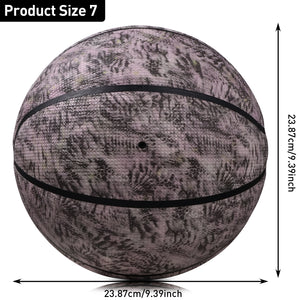 Soft Touch Official Size PU Basketball.Glow-in-the-dark，Customizable, Assorted Colors Available