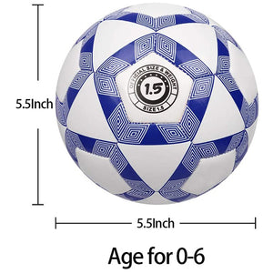 Kid's Soccer Ball Soft Touch Balls Size 1.5&Size 3, Shipped Deflated